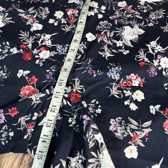 NEW Lane Bryant THE ALLIE Slim Ankle Women Size 20 Flower Capri Crop Pants 41x24 - Picture 6 of 10